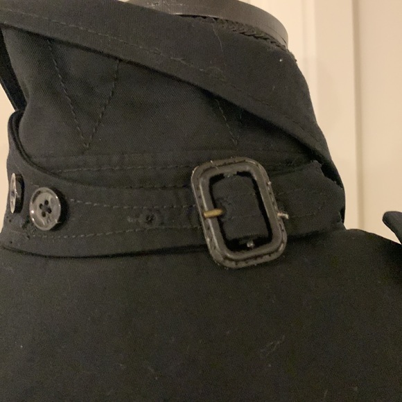 Banana Republic Classic Black Trench NWOT - Picture 6 of 12